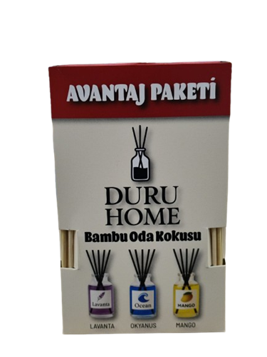 DURU HOME BAMBU ODA KOKUSU 3LÜ 50ML   KL:27
